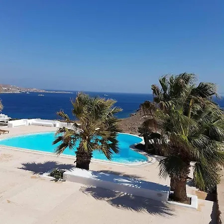 Mykonos Seaside 3br Aleomandra Gem Вилла *