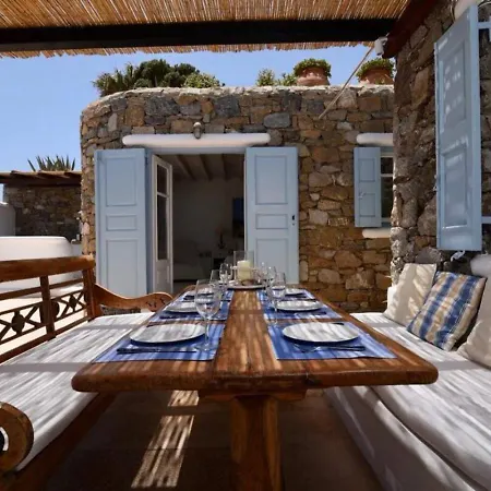 Mykonos Seaside 3br Aleomandra Gem Villa Ornos (Mykonos)