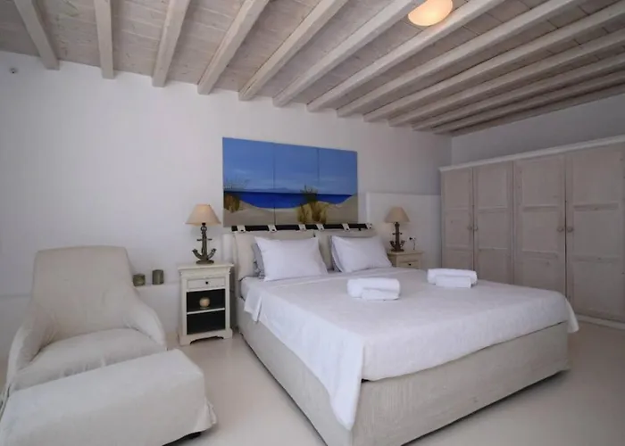 Вилла Mykonos Seaside 3br Aleomandra Gem
