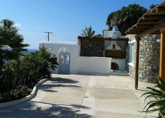 Mykonos Seaside 3br Aleomandra Gem Вилла